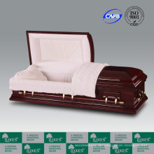 LUXES amerikanisches Furnier Sarg Coffin für Funeral_China Schatullen fertigt